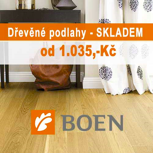 BOEN - kvalitní dřevěné podlahy skladem